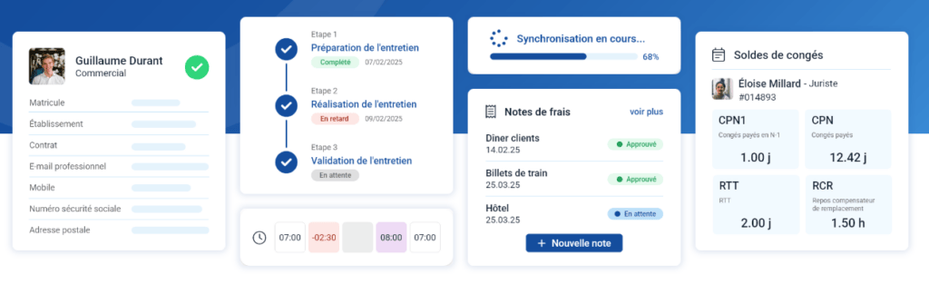 démo Staff & Go utilisation SIRH