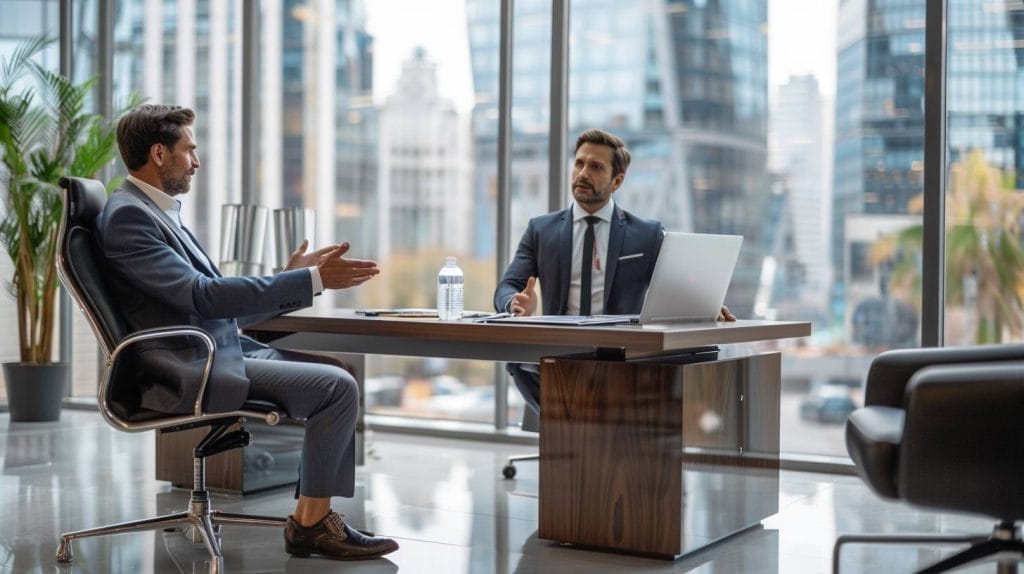 négociation sur le rachat d'une entreprise