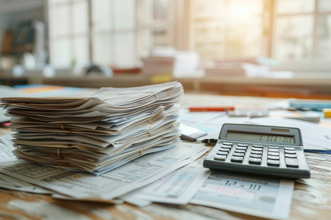 Collègues discutant autour d'une table de réunion  
Graphique montrant des tendances de redressement financier