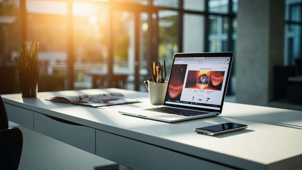 Logo de creation d entreprise marketing digital  
Illustration d un projet de marketing digital